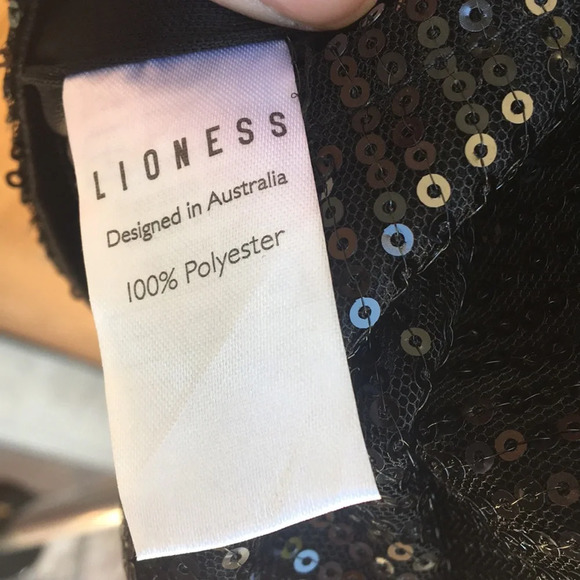 New* Lioness Black‎ Sequin Halter Dress - Picture 9 of 15